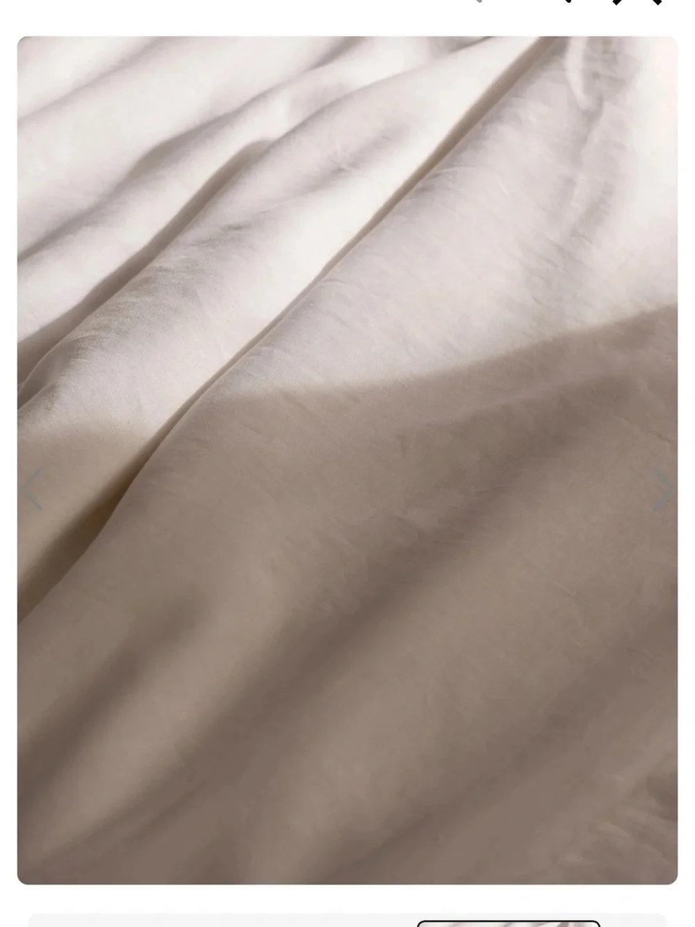 Cozy Earth Linen Duvet Cover White Full / Queen Brand New in Plastic Never Used